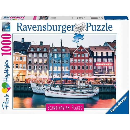 Puzzle copenhaga danemarca - 1000 piese