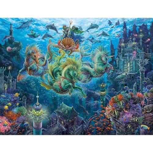 Puzzle lumea de sub ape - 2000 piese