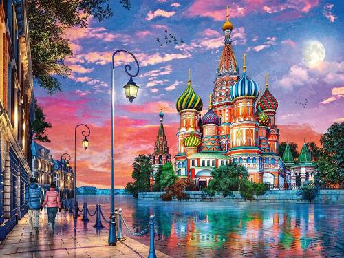 Puzzle moscova - 1500 piese