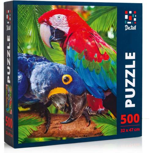 Puzzle Parrots - 32x47 cm - 500 piese Detail DT500-01