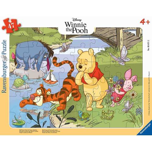 Puzzle tip rama winnie the pooh - 47 piese