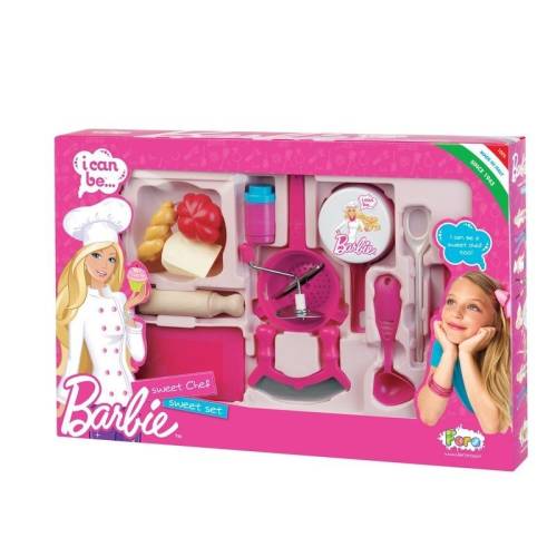 Faro - Set complet de ustensile bucatarie Barbie