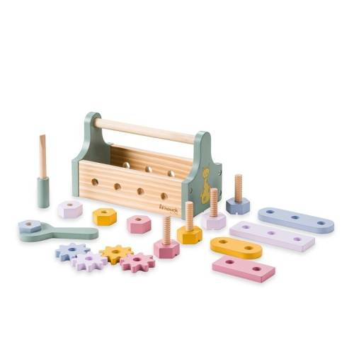 Cutie cu scule din lemn pentru copii - Hauck - Learn to repair