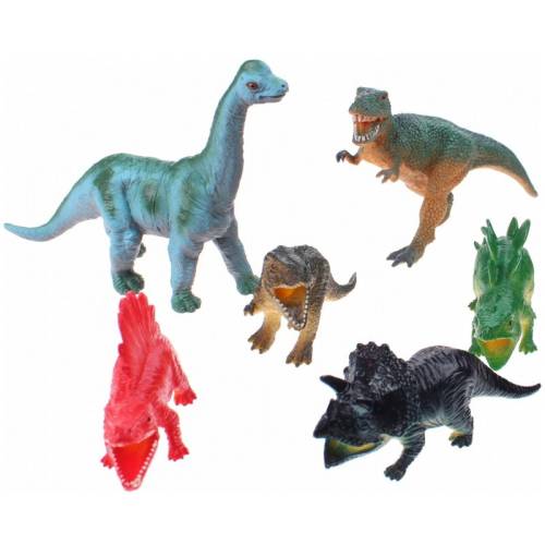 Up int‘l - Set 6 figurine din cauciuc - Dinozauri