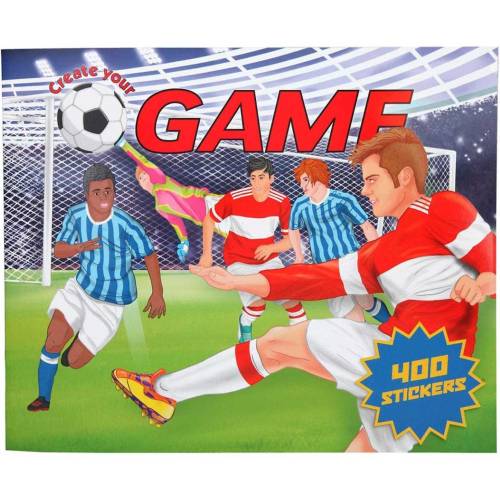 Carte cu 400 stickere Create Your Football Game Depesche PT11405