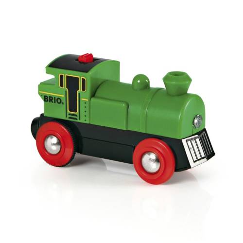 BRIO - Locomotiva Mica - Cu baterii - Verde