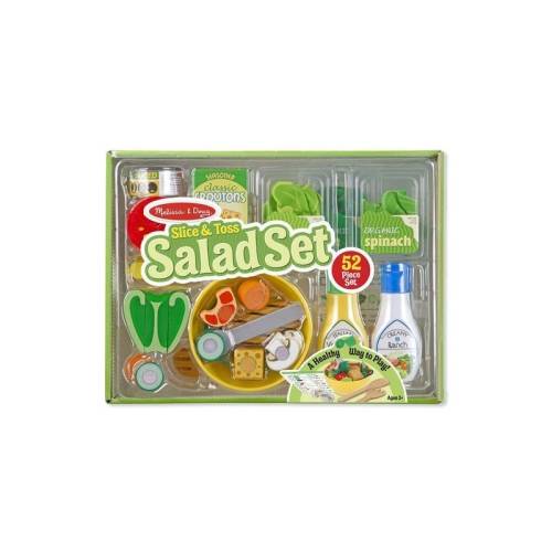 Melissa & Doug - Set De Joaca Din Lemn Salate Delicioase