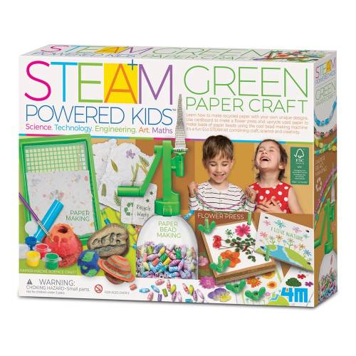 Kit stiintific - arta cu hartie reciclata - steam kids
