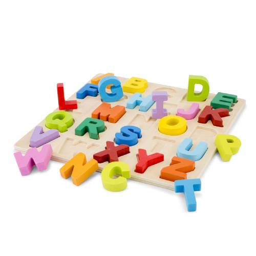 Puzzle Alfabet New Classic Toys cu Litere Mari