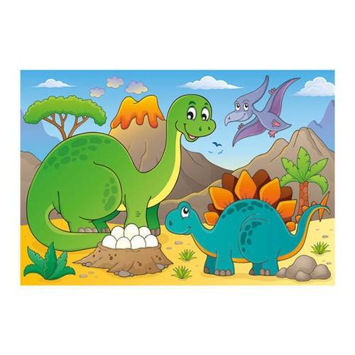 Puzzle Dino Dinozauri Prietenosi 48 Piese