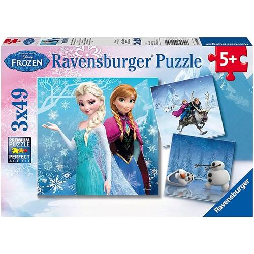Puzzle Frozen Ravensburger 3X49 Piese