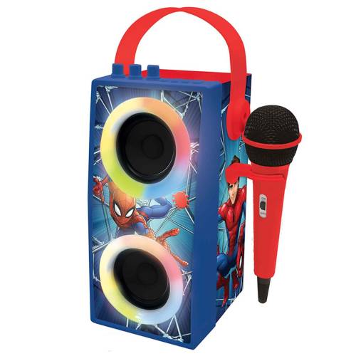 Boxa portabila cu microfon si efecte de lumini - Lexibook - Spiderman