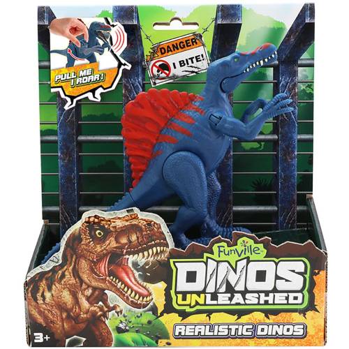 Jucarie interactiva Dinos Unleashed - Dinozaur - Albastru