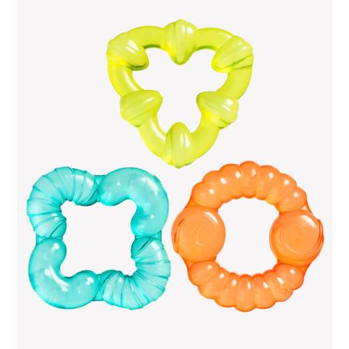 Jucarii de dentitie cu apa - Set 3 piese - Bumpy Gums - Playgro - Multicolor