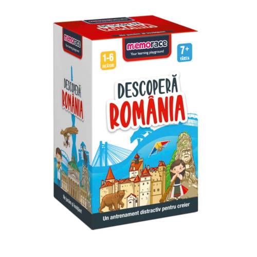 Joc educativ - Memorace - Descopera Romania