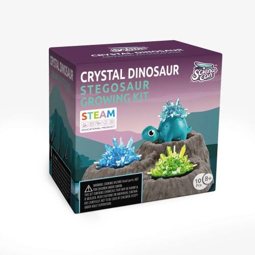 Set experimente - Cristal si dinozaur (Stegosaur)