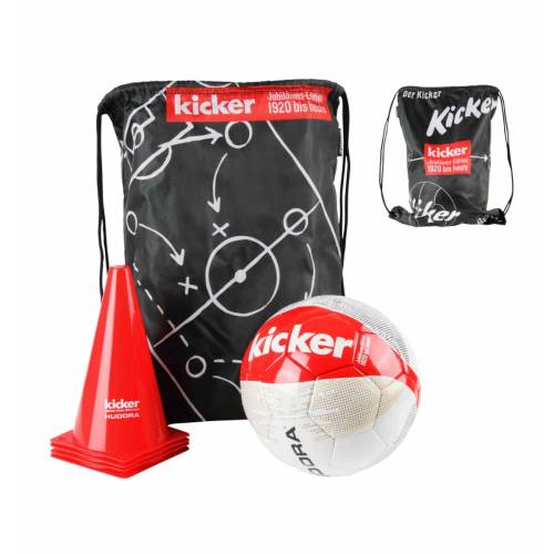 Set antrenament fotbal Hudora Kicker Edition - plan de meci