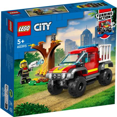 LEGO(r) City - Salvare cu masina de pompieri 4x4 (60393)