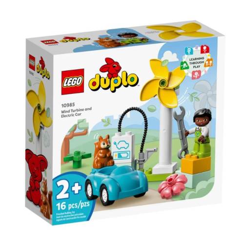 LEGO(r) DUPLO(r) Town - Turbina eoliana si masina electrica (10985)