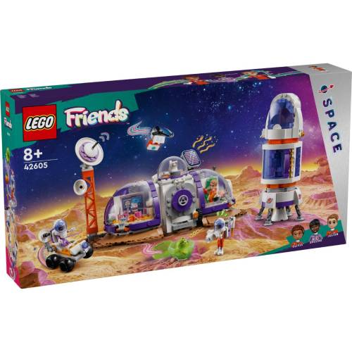LEGO(r) Friends - Baza spatiala si racheta pe Marte (42605)