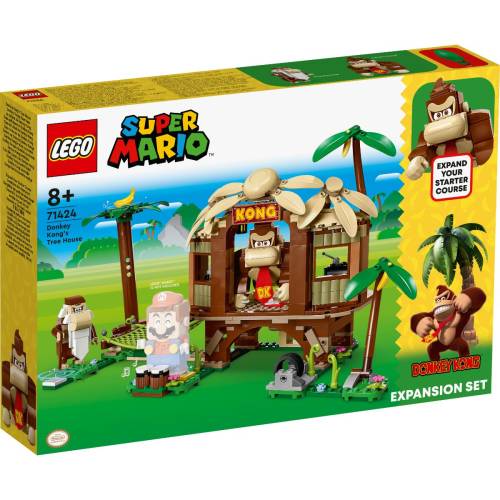 LEGO(r) Super Mario - Set de extindere Casa din copac a lui Donkey Kong (71424)