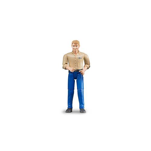 Bruder - figurina barbat cu pantaloni albastri