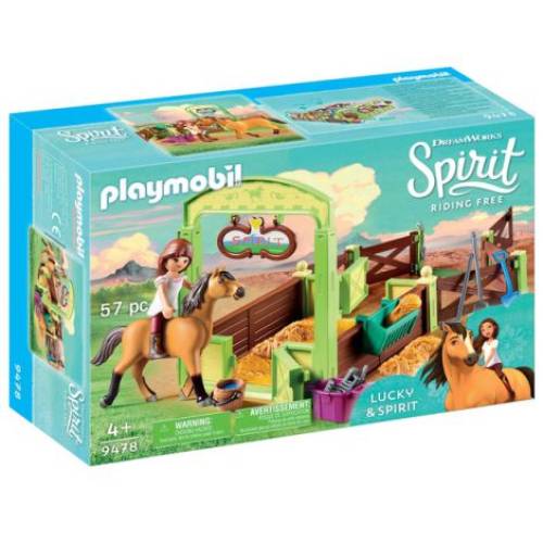 Spatiu ingrijire cai - lucky si spirit PM9478 Playmobil Spirit