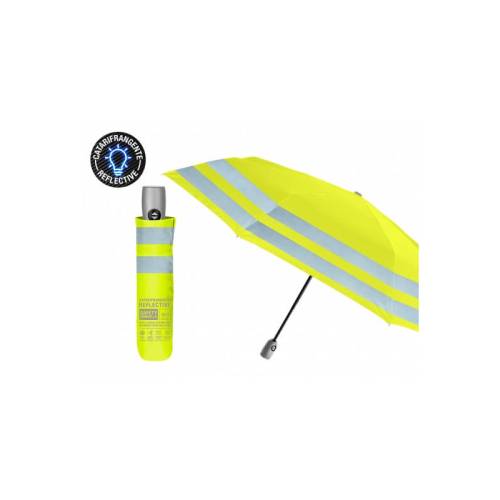 Mini umbrela ploaie pliabila galben neon