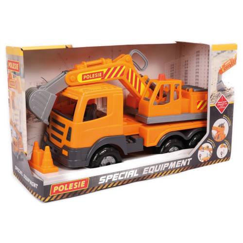 Camion cu excavator - Polesie - Prestige - 46 cm