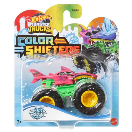 Masina de teren - Hot Wheels - Color Shifters - Shark Wreak - 1:64 - HGX09