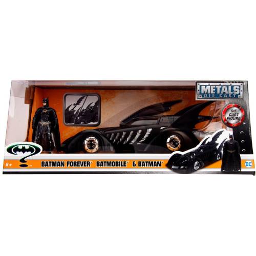 Set masina si figurina din metal - Jada - Batman si Batmobile 1995 - 1:24