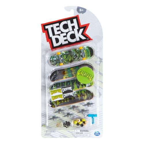 Set mini placa skateboard Tech Deck - 4 buc - Creature - 20136716
