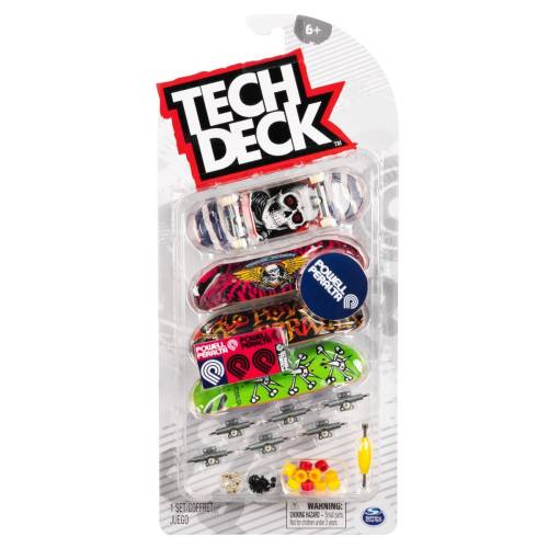 Set mini placa skateboard Tech Deck - 4 buc - Powell Peralta - 20136720