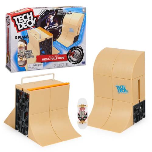 Set mini skateboard cu 2 rampe - Tech Deck - Mega Danny Way - 20137034
