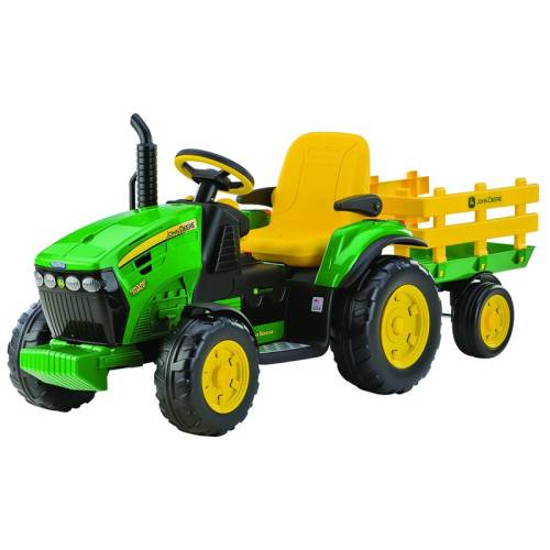 Peg Perego - Tractor JD Ground Force - W/Trailer