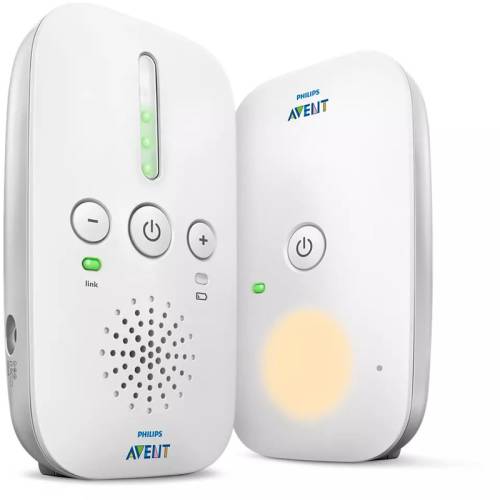 Philips Avent - Interfon bebelusi - Fara interferente - Cu lumina de veghe - Pana la 24h capacitate de functionare - 0 luni+ - Alb