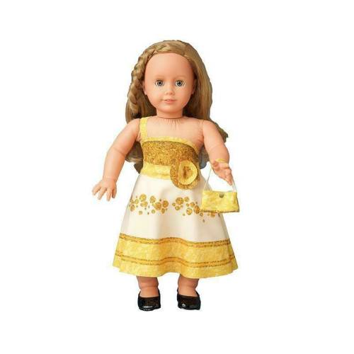 Dress Your Doll - Set de croitorie hainute pentru papusi Couture Nataly Gold -
