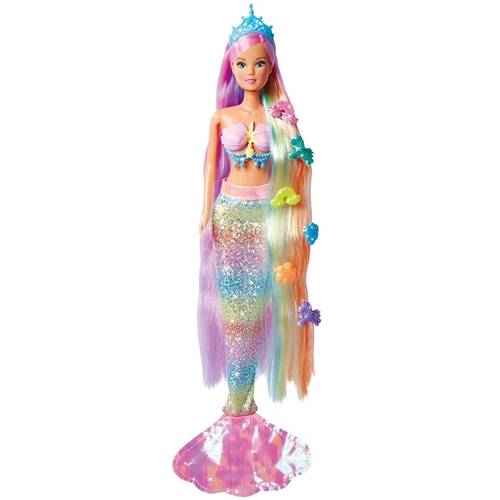 Papusa Simba Steffi Love Rainbow Mermaid 29 cm cu Accesorii