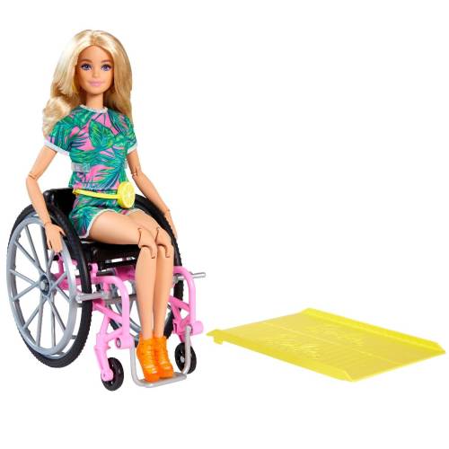 Papusa Barbie Fashionistas in scaun cu rotile - 165