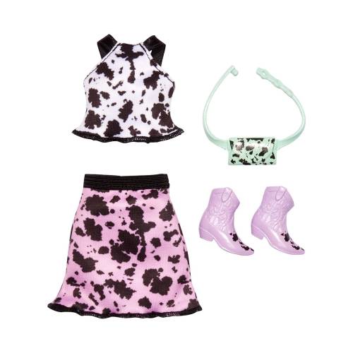 Set de haine si accesorii pentru papusa - Barbie - HJT18