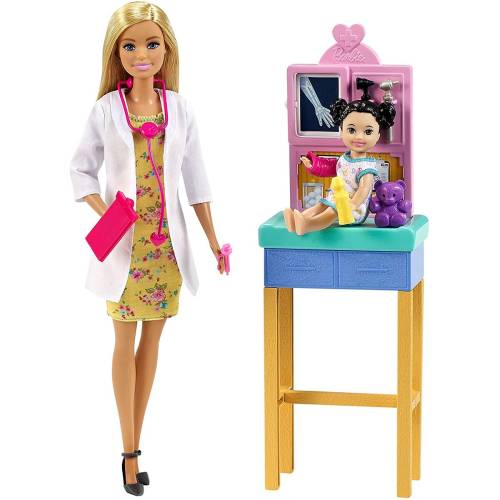 Set de joaca Barbie - Doctor pediatru - GTN51