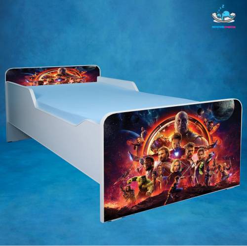 Avengers - saltea inclusa - 140x70 cm - cu sertar