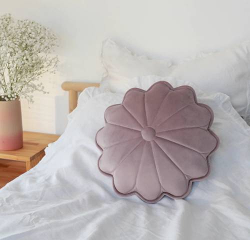 Perna floare margareta - culoare lila - catifea - marimea m - 59 cm