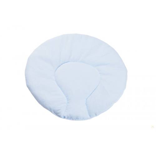 Confort Family - Perna clasica de dormit Plata rotunda - din Bumbac - 30x30 cm - Albastru