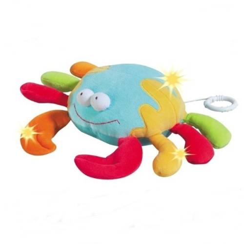 Jucarie muzicala Crab - Brevi Soft Toys-168129