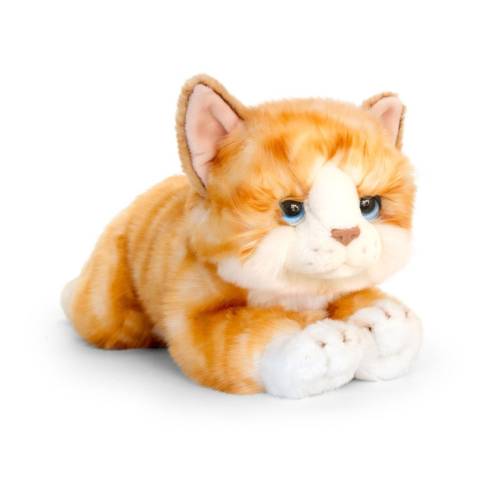 Jucarie de plus Keel Toys - Pisica ginger - 32 cm