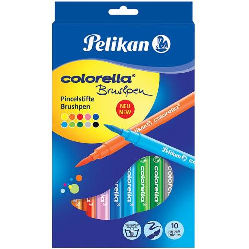 Set carioci Pelikan Colorella Super Brush - 10 buc