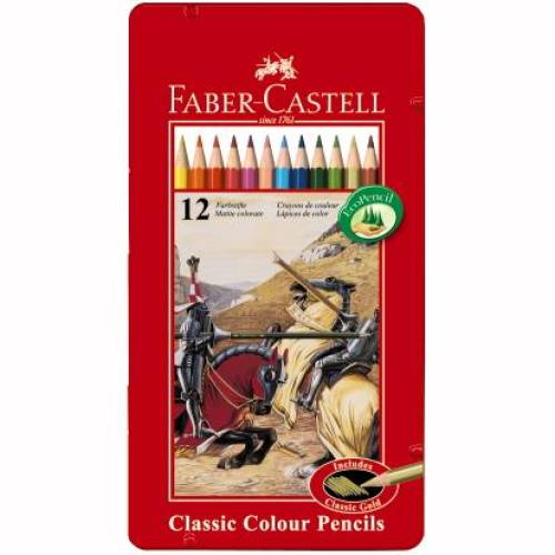 Creioane Colorate In Cutie Metal Faber-castell 36 Culori / Cutie Metal