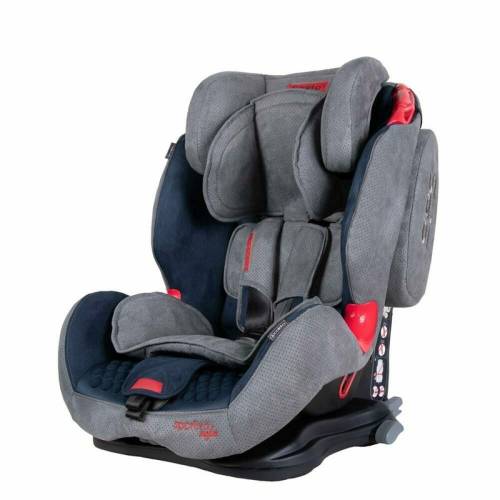 Coletto - Scaun auto Sportivo Spatar reglabil - Pozitie de somn - Protectie laterala - 9-36 Kg - Albastru