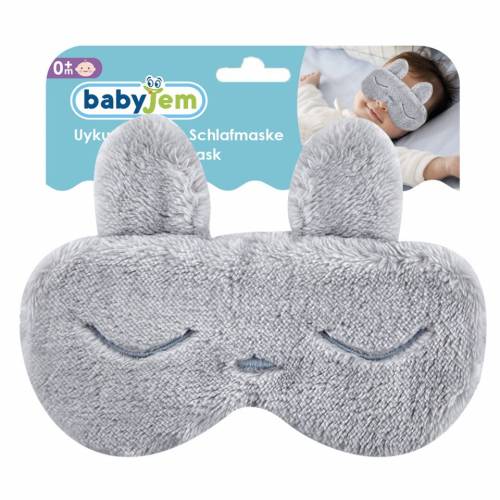 Masca bebelusi pentru somn babyjem sleeping bunny (culoare: gri)